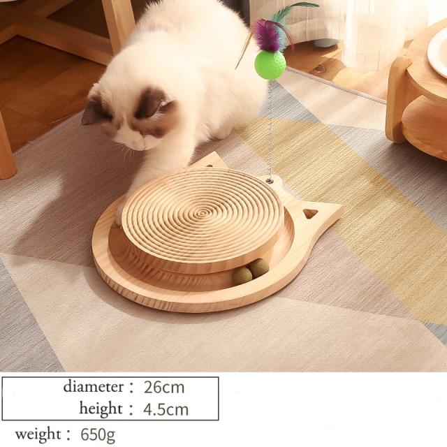 3 Levels Tunnel Tracks Tower Ball Cat Toys Catnip Scratching Training Intelligence kitten toys - AlabongCat