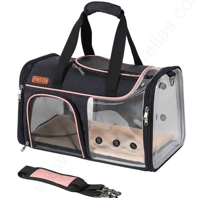 Cat Carrier 10kg bearing environmental non-toxic portable boardable plane transparent cat bag vented carrying cat house bed - AlabongCat