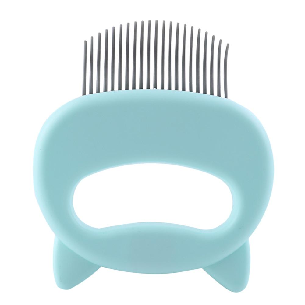 Cat Ear Shell Combs Hair Remover Brush Cat Grooming Tools Kitten Massage Comb Brush Remove Loose Hairs Cat Supplies - AlabongCat