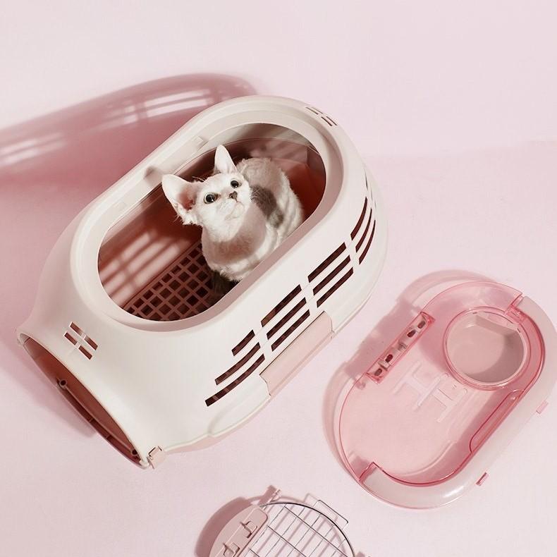 Cat Flight Case Cat Cage Portable out Cat Check-in Suitcase Car Large Cat Bag Carrying Case Suitcase - AlabongCat