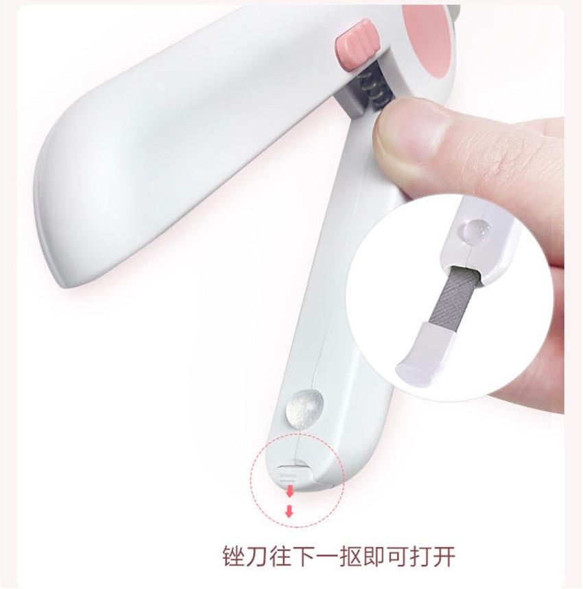 Cat Nail Claw Cutter LED Light Grooming Scissors Cats Nails Clipper Trimmer Kitten Nail Clippers Cat Claw Nail Supplies - AlabongCat