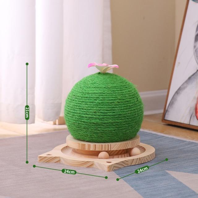 Cat Scratcher Cat Scratching Post Tree Mushroom Ball Toy for Cats Climbing Jumping Training Kitten Scratch Board Pet Accessories - AlabongCat