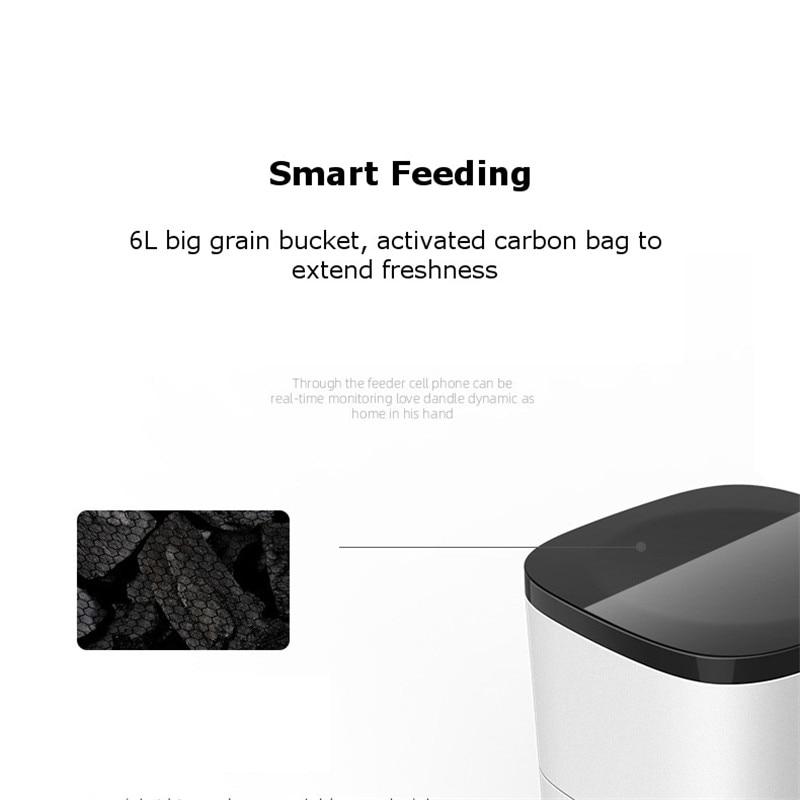 Wifi Video Version Cat Automatic Feeder Device Smart Cat Food Dispenser APP Control Voice Recording Timing Cat Food Bowls - AlabongCat