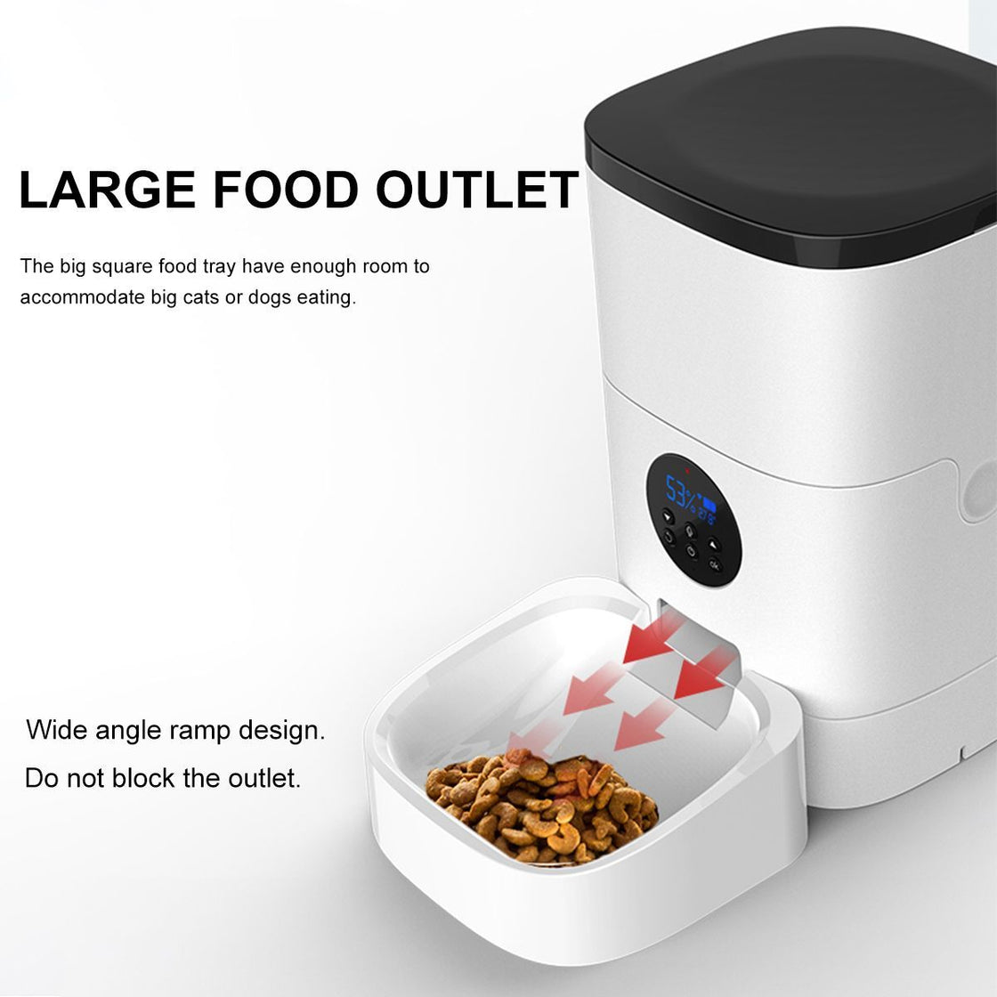 Wifi Video Version Cat Automatic Feeder Device Smart Cat Food Dispenser APP Control Voice Recording Timing Cat Food Bowls - AlabongCat